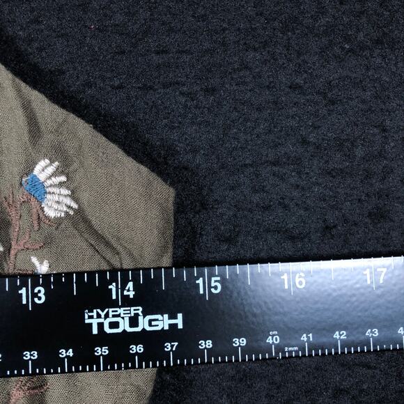 Patrons Of Peace Womens Dress Forest Green Floral Lined Sleeveless Small - Picture 9 of 13